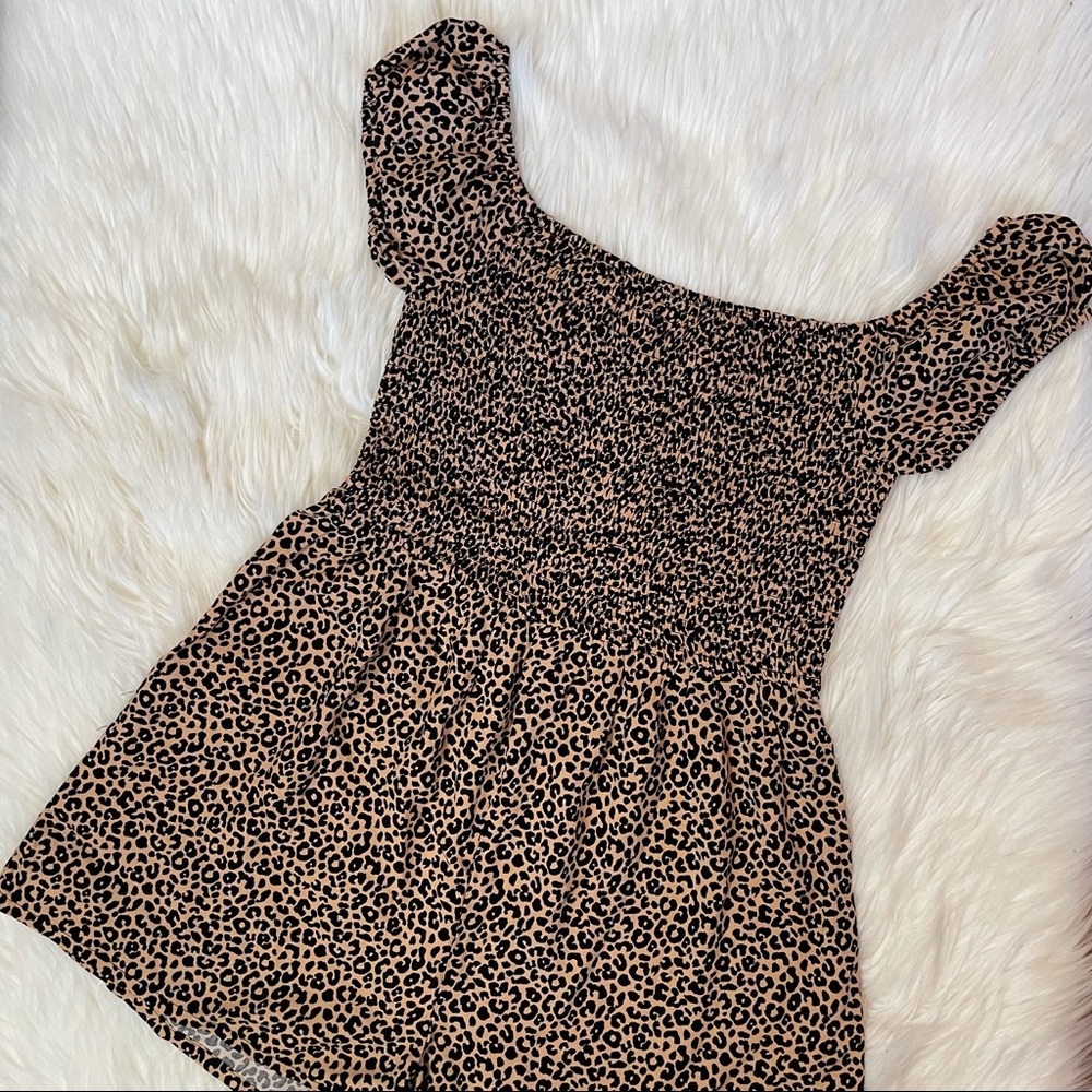 Forever21 Leopard Romper